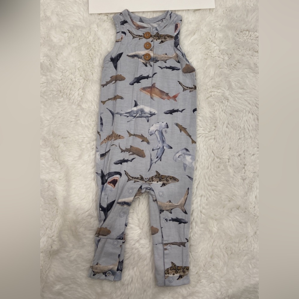 Posh Peanut Shark Romper
